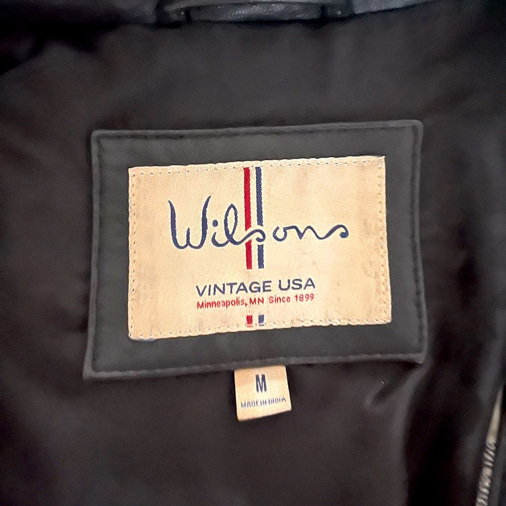 Wilson Leather Mens Moto Jacket